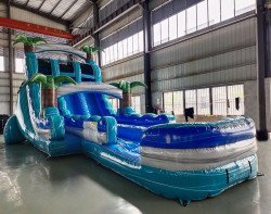 18ft Bahama blast dual lane hybrid 2023035001 2 Trey Smith 20 ft Bahama Blast Double lane water Slide